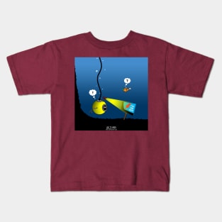 Deep Sea You Are Here Sign Kids T-Shirt